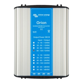 Convertisseur DC/DC ORION 24V/48V 7,5A 360W avec isolation galvanique